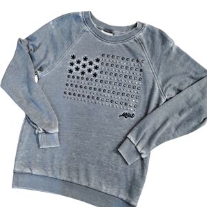 Ariat Shining Star Stuffed Knit Sweatshirt Patriot Flag